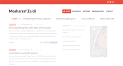 Desktop Screenshot of mosharrafzaidi.com